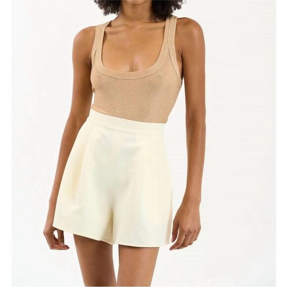 SUNDAYSNEW! Delta High Rise Shorts in Ivory Women’s Size Large